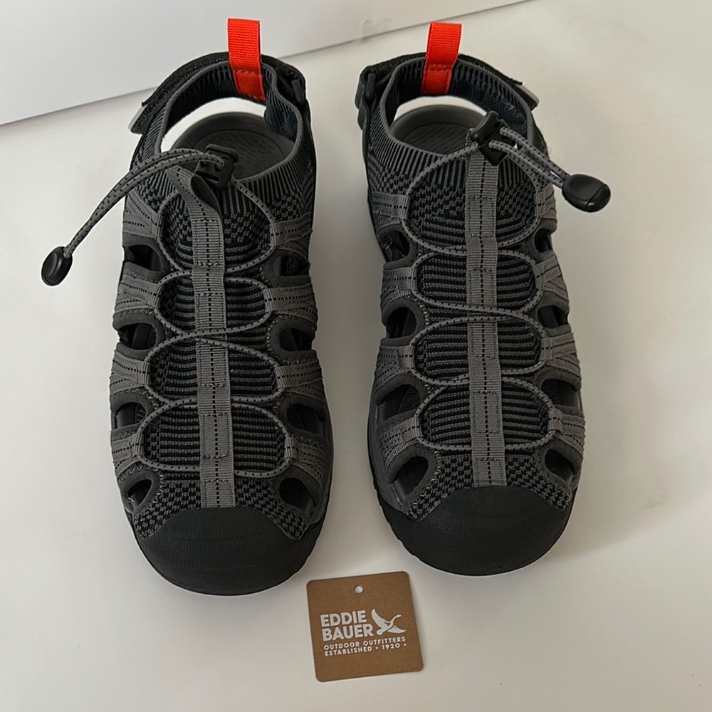 Eddie Bauer Men’s Gray and Black Water Shoes Size 9M - Picture 3 of 16